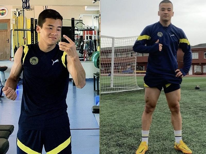 Fenerbahçe'nin 13 yaşındaki transferi Nurkhan Samatbekov fiziğiyle dikkat çekti