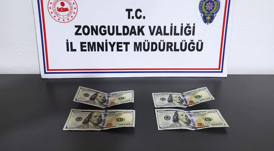 Zonguldak'ta sahte dolarla altın alan şüpheliler yakalandı