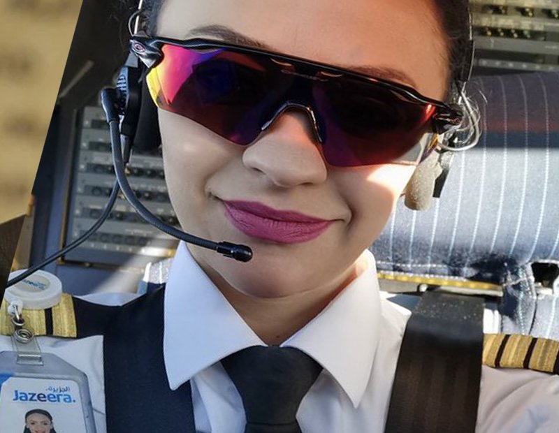 Elif Güveyler Kuveyt'in ilk kadın kaptan pilotu oldu
