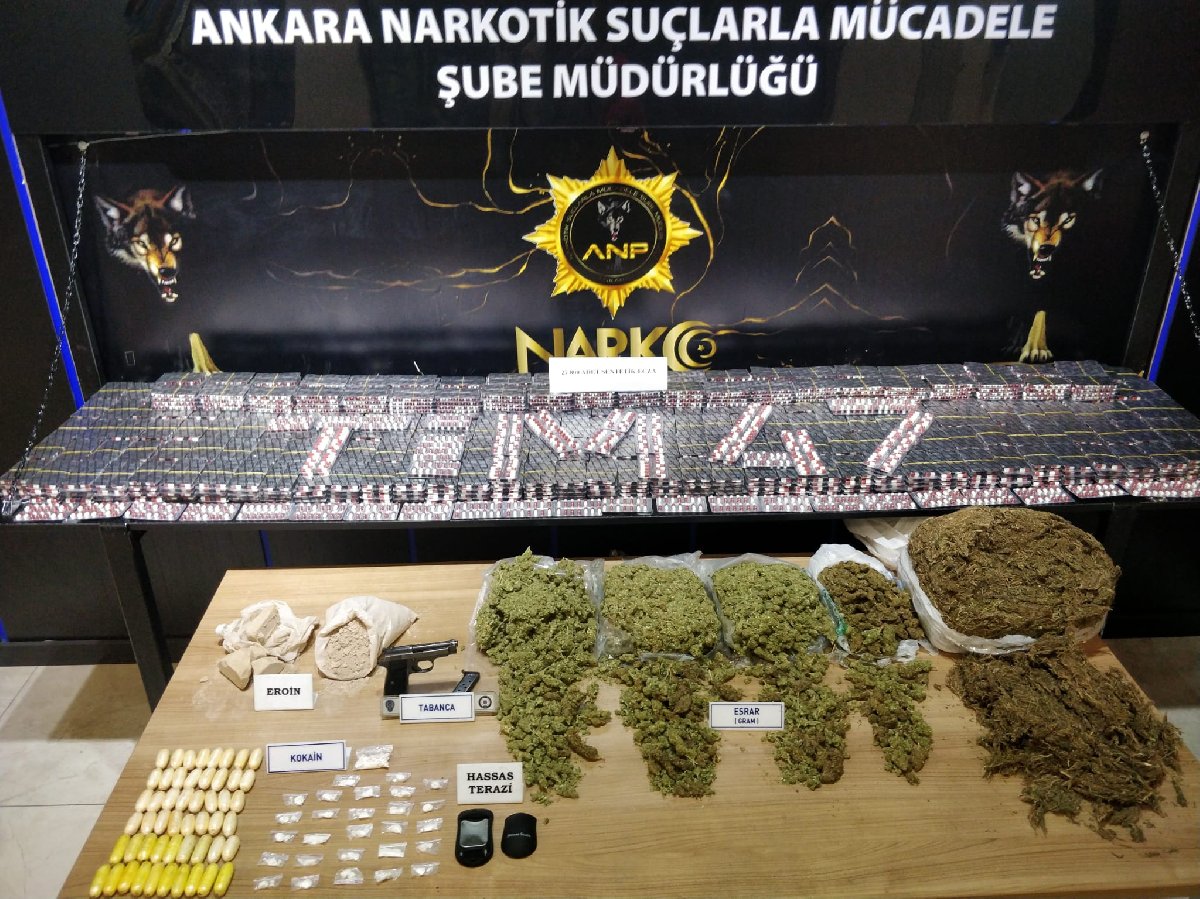 Ankara, İstanbul ve Gaziantep'te uyuşturucu operasyonu: 62 gözaltı