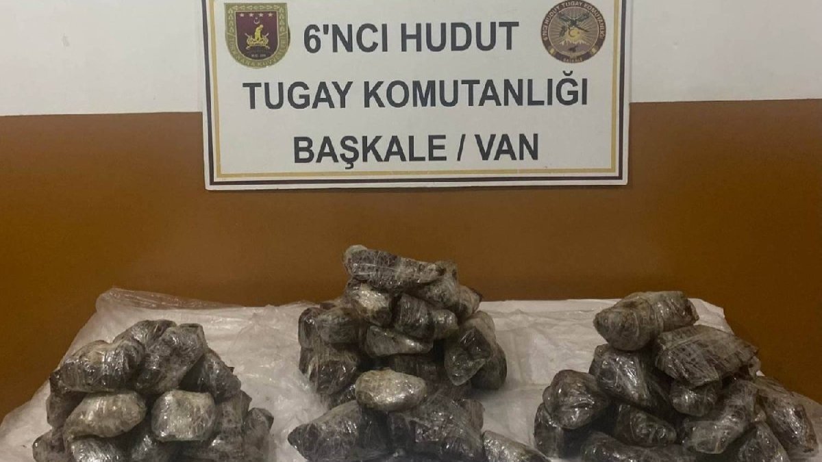 MSB: Van'da 32 kilo uyuşturucu ele geçirildi