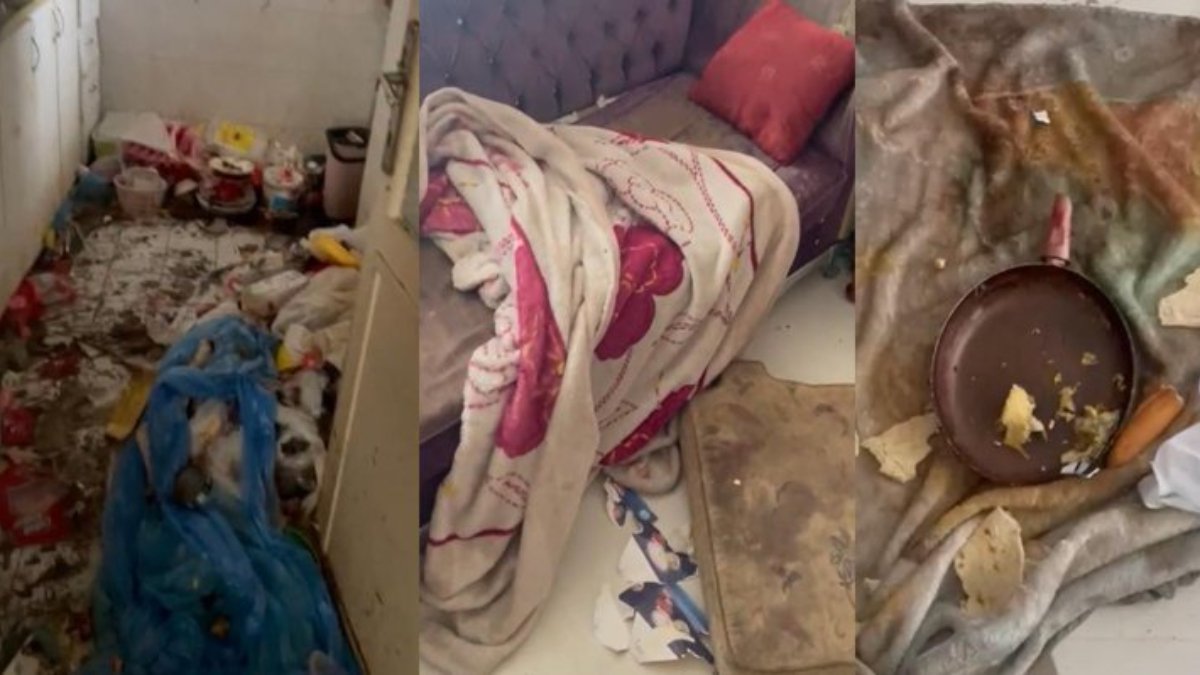 3 çocuk çöp evde çıplak halde bulundu