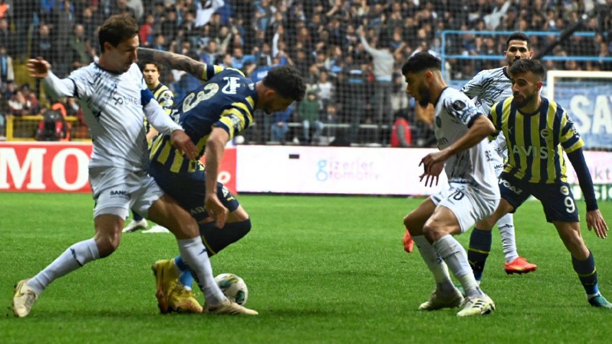 Adana Demirspor Fenerbahçe maçında galip yok