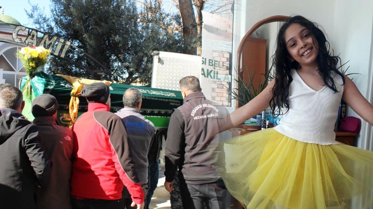 Anneannesiyle evde ölü bulunan Ecrin, son yolculuğuna uğurlandı