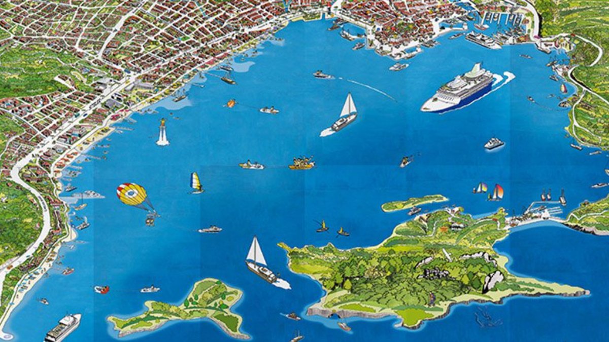 Marmaris'in turistik haritası çıkarıldı