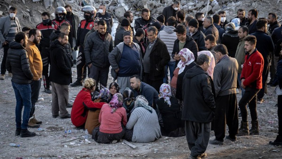 Kahramanmaraş'ta enkaz alanında bir kişi ölü bulundu