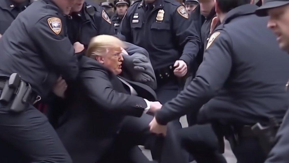 Deepfake ile Donald Trump'ın tutuklanmasını böyle resmettiler