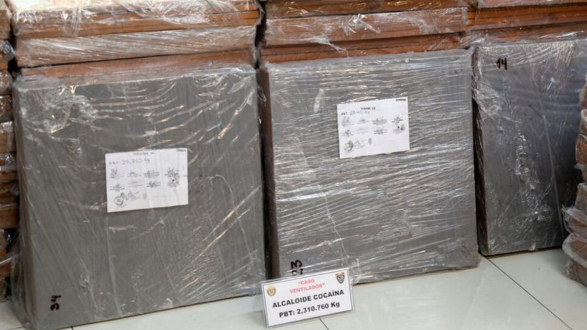 Türkiye'ye gönderilen 2.3 ton kokaini ele geçirdiler