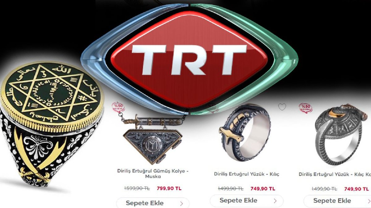 TRT, tılsımlı yüzük ve muska satmaya başladı