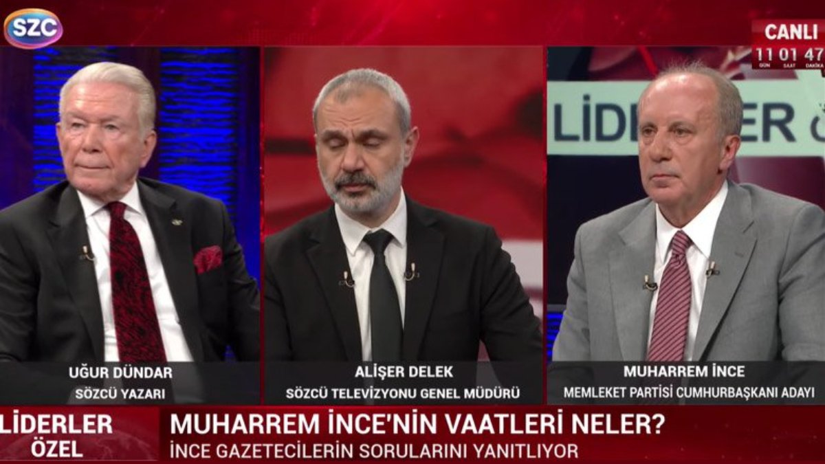 Uğur dündar’in muharrem i̇nce’ye sözleri sosyal medyada gündem oldu
