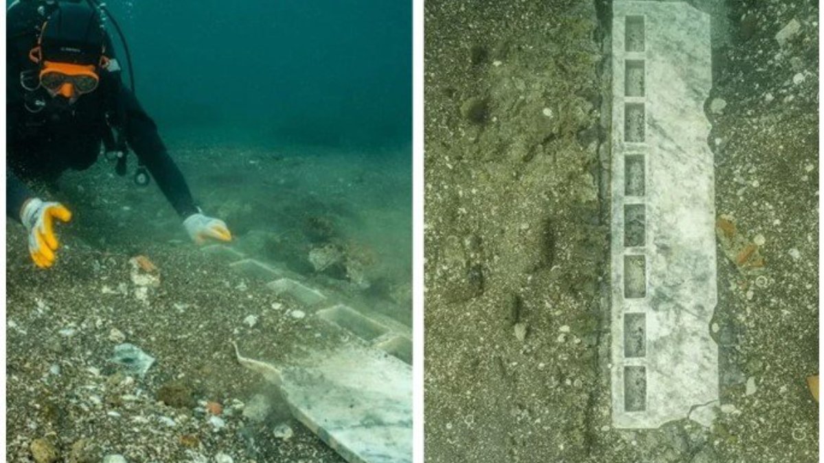 Arkeologlar sular altındaki eski bir tapınağın kalıntılarını keşfettiler