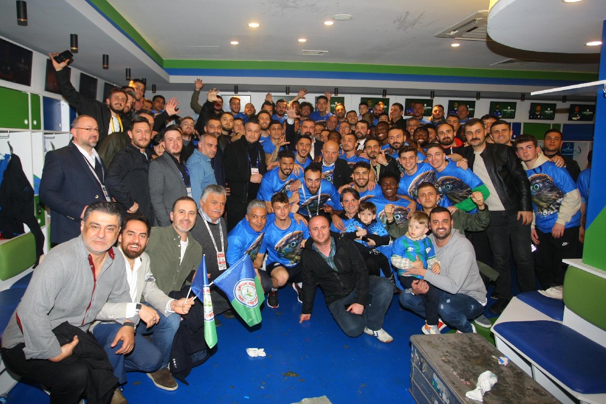 Maçtan sonra Çaykur Rizespor soyunma odası. Fotoğraf: AA