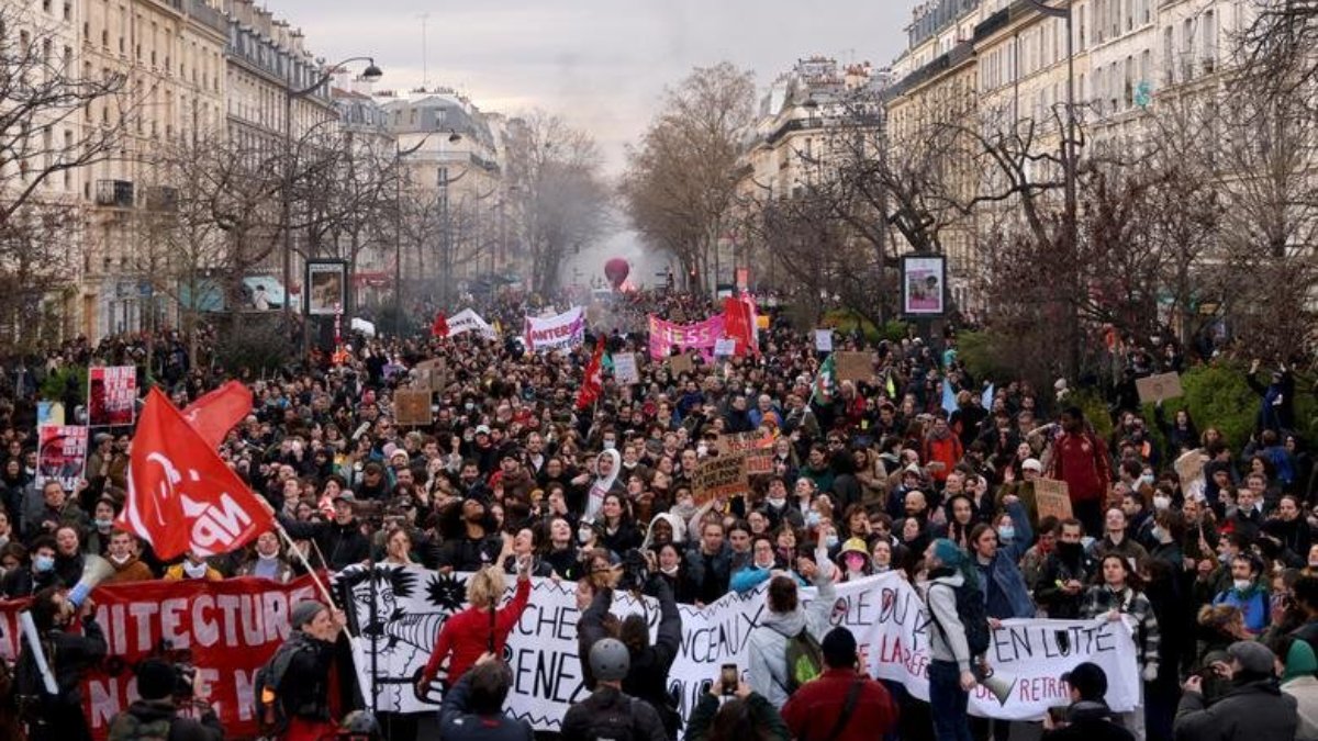 Fransa'da emeklilik protestosu alarmı: 'Yurt dışından aşırı solcular katılacak'