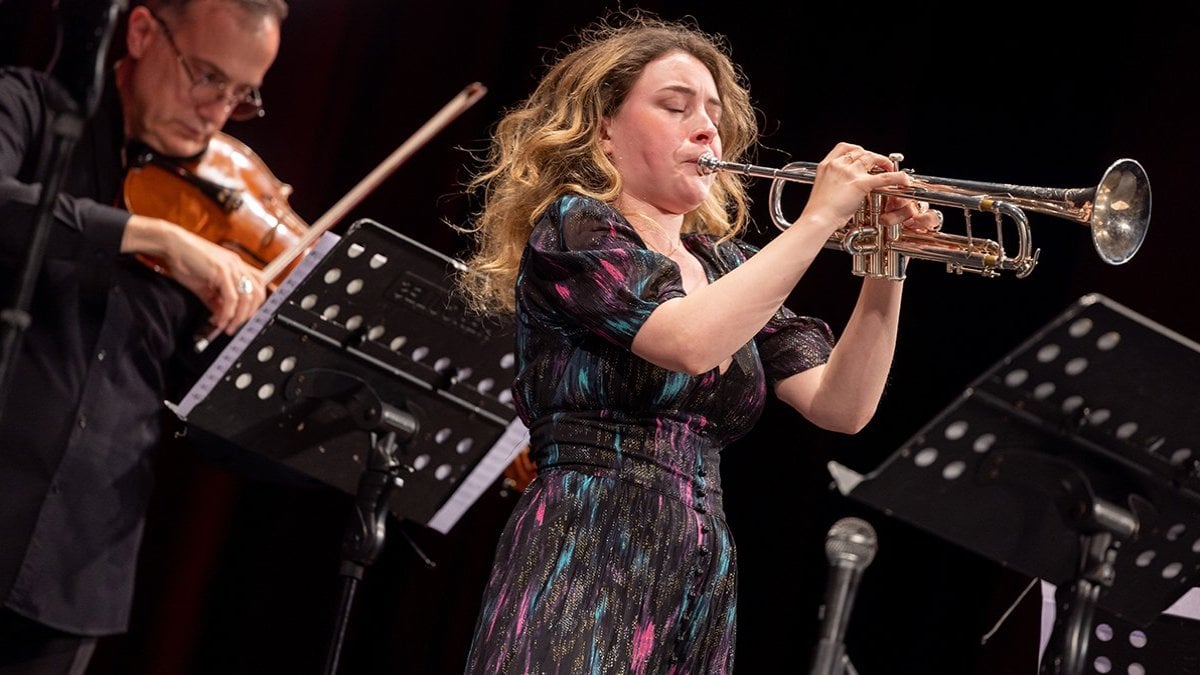 Borusan Quartet ve Lucienne Renaudin Vary Kadıköy'de konser verdi