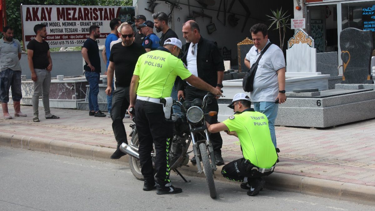 Hurdasıyla ters yöne girdi, bir motosiklet parası kadar ceza ödeyecek
