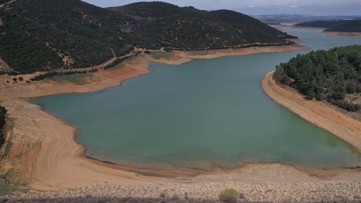Keşan'a içme suyu sağlayan barajda 4 milyon metreküp su kaldı, vatandaşlar uyarıldı
