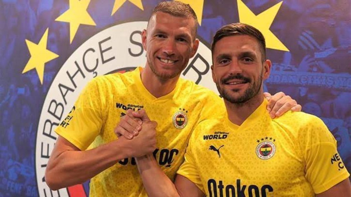 Fenerbahçe'nin yıldızları Tadic ve Dzeko'dan 'çetnik' mesajı!