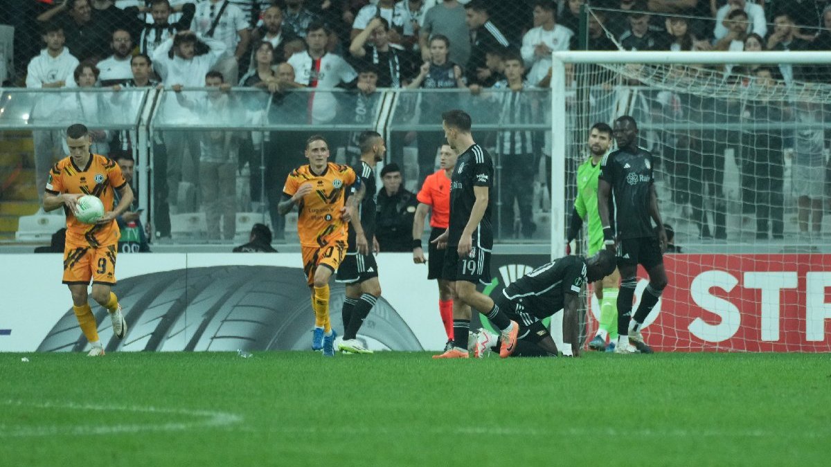 Beşiktaş Lugano maçında büyük şok! Son 10 dakikada...