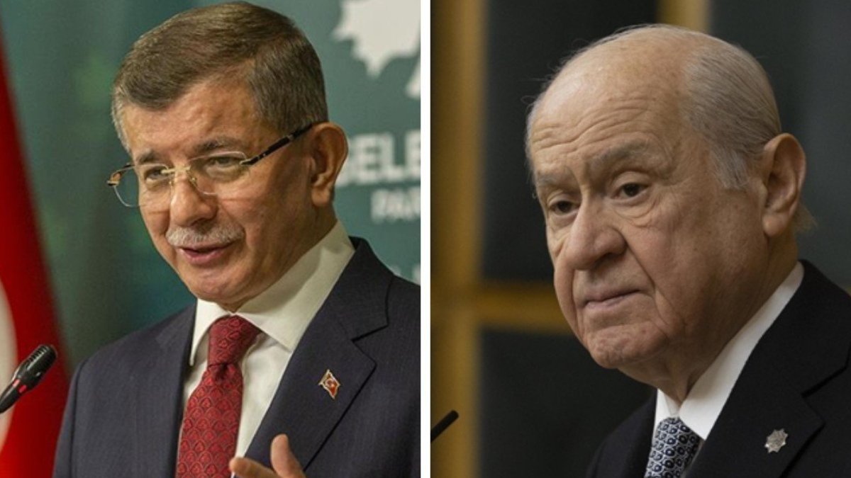 Davutoğlu’ndan Bahçeli’ye teşekkür telefonu