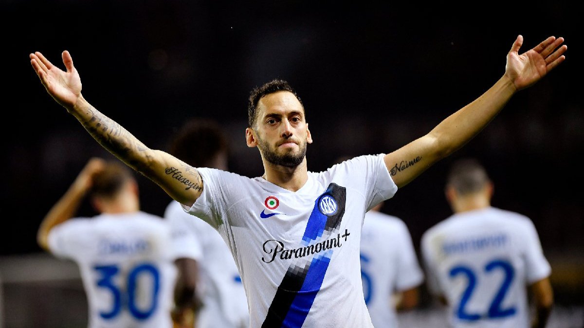 Hakan Çalhanoğlu'nun takımı Inter Torino deplasmanında farklı kazandı