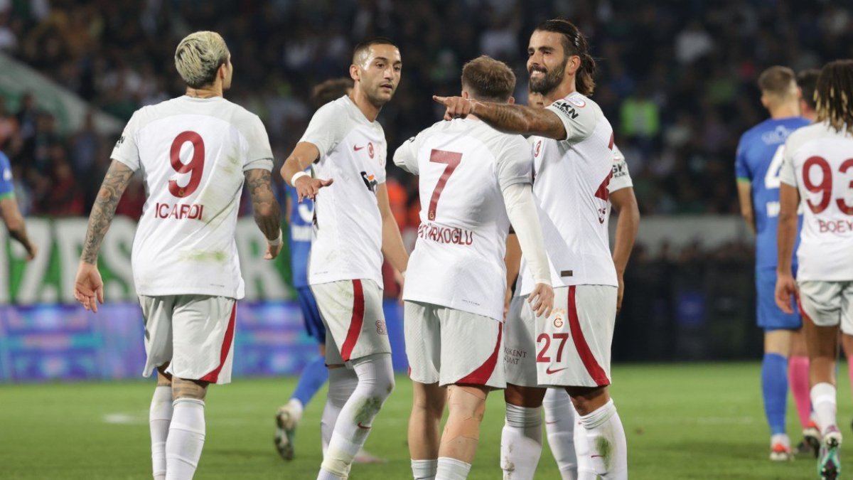 Galatasaray, Çaykur Rizespor'u da geçip seriye devam etti: 0-1