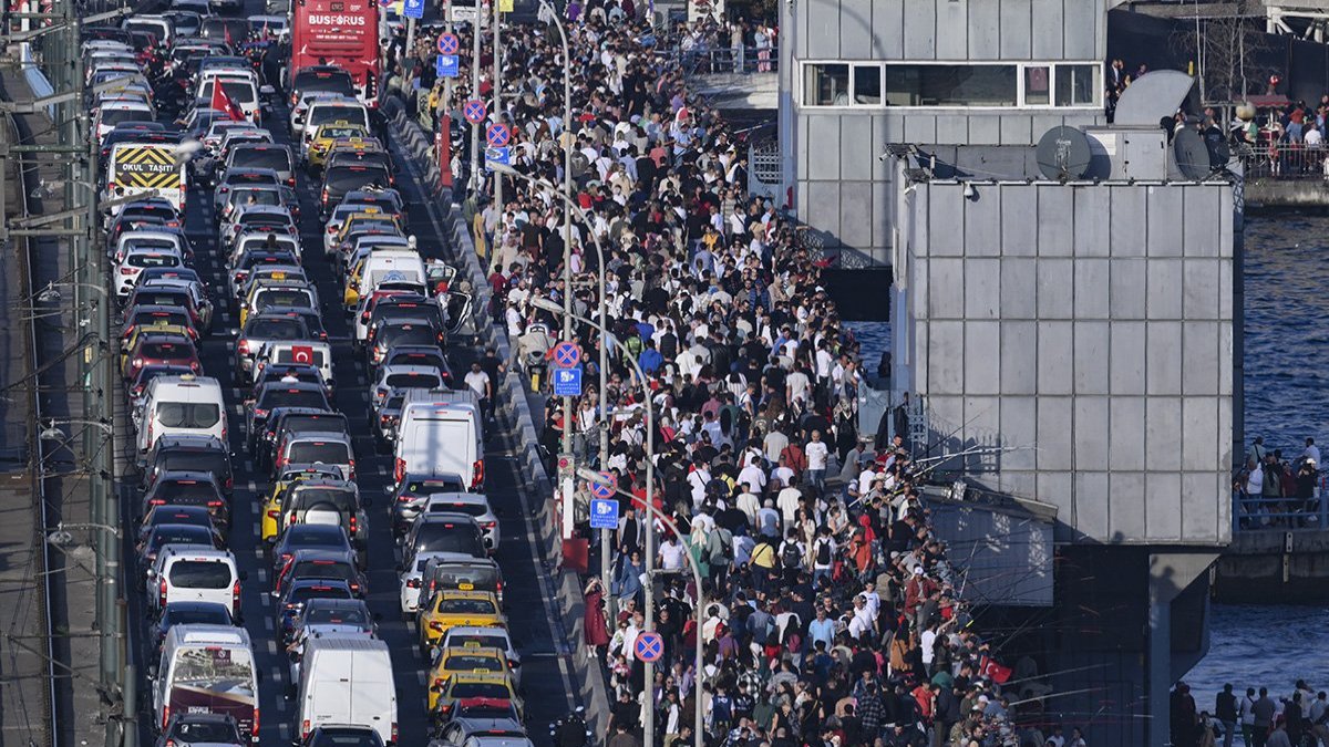 İstanbul'da trafik yoğunluğu