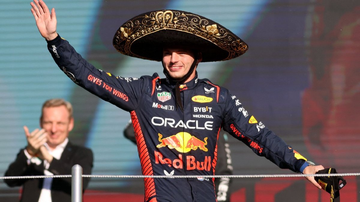 Formula 1'de Meksika yarışı Verstappen'in