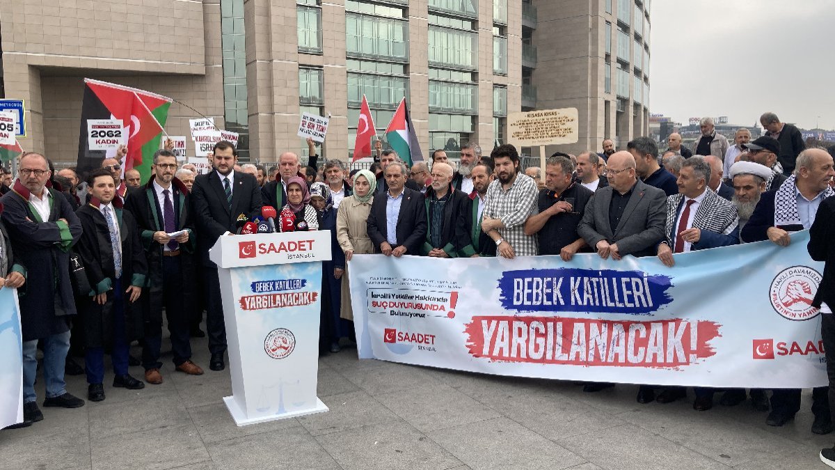 Saadet Partisi'nden İsrail hakkında suç duyurusu