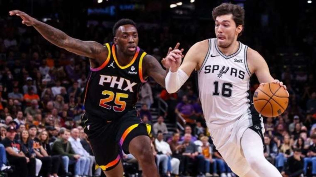 Cedi Osman 9 sayıyla oynadı Spurs, Suns'ı 115-114 yendi