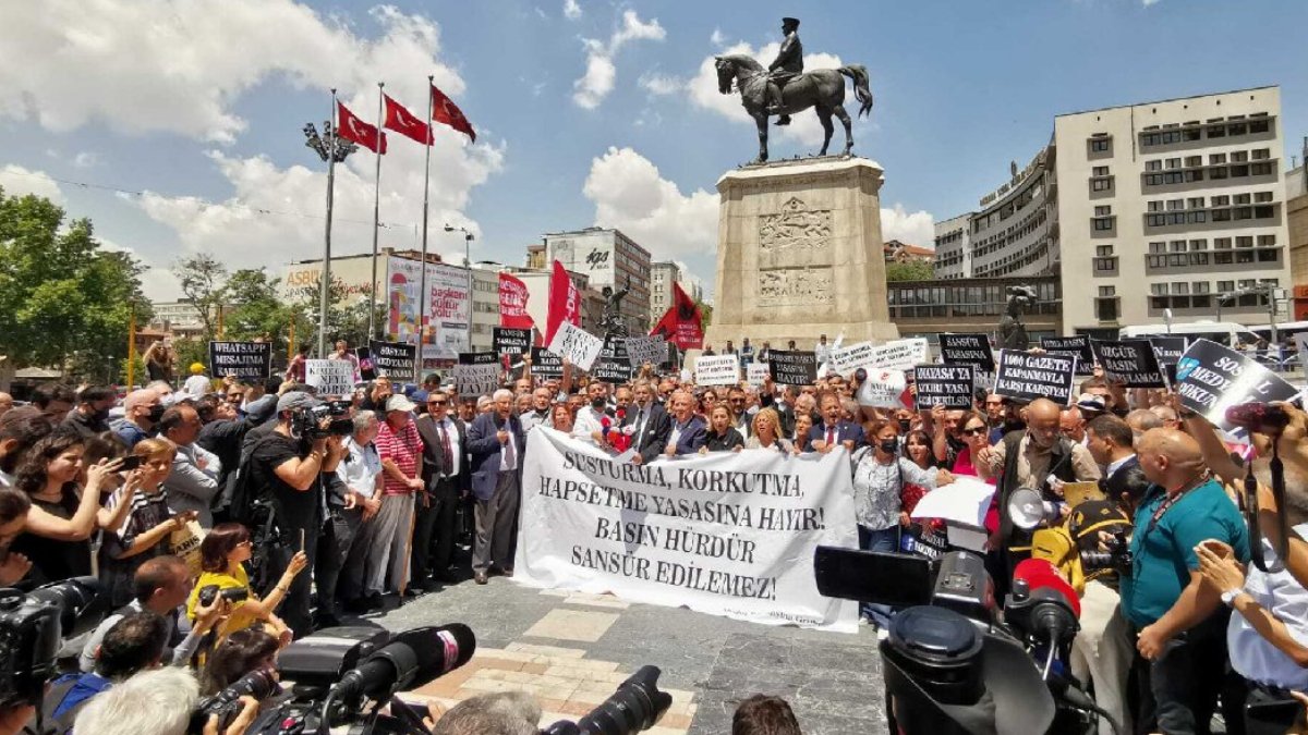 Basın meslek örgütlerinden gazeteci Tolga Şardan'a destek: Gözdağını kabul etmiyoruz