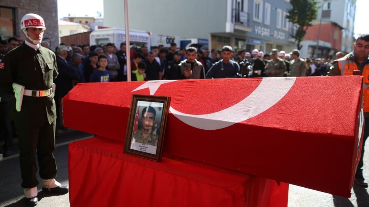 Şehit Samet Bektaş'a veda