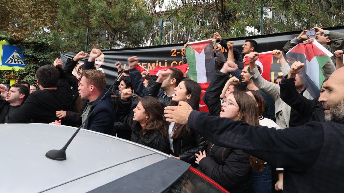 Ankara'da Blinken protestosu