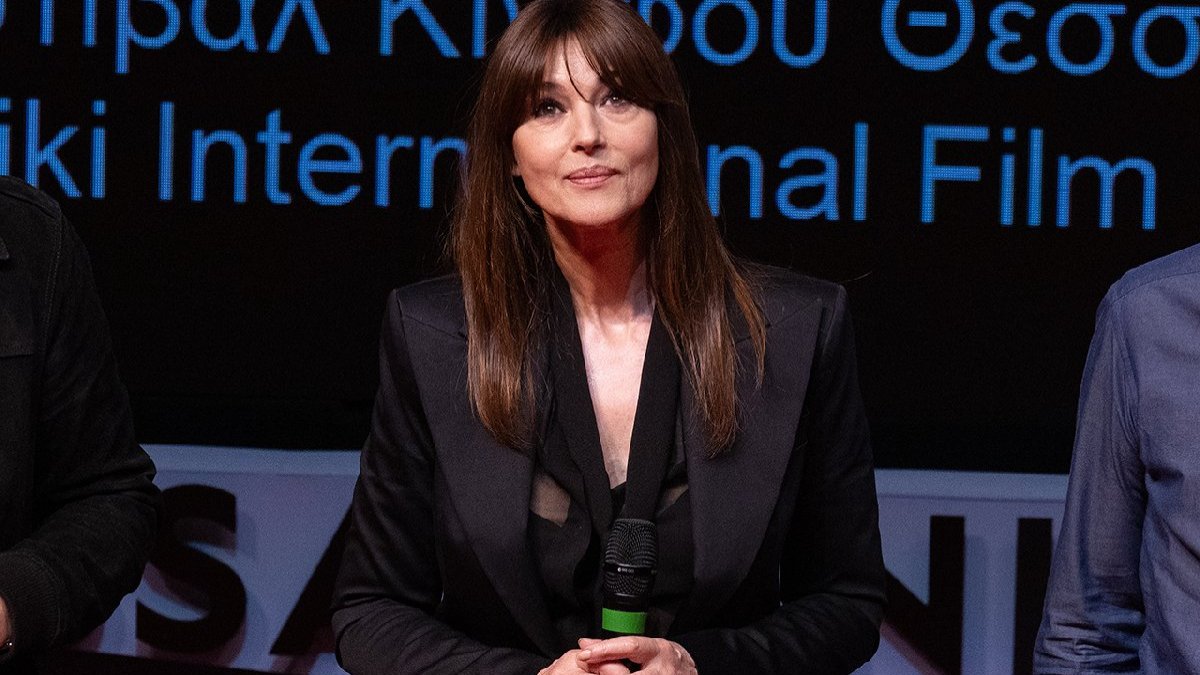 Ünlü oyuncu Monica Bellucci, Selanik'te onur ödülü aldı