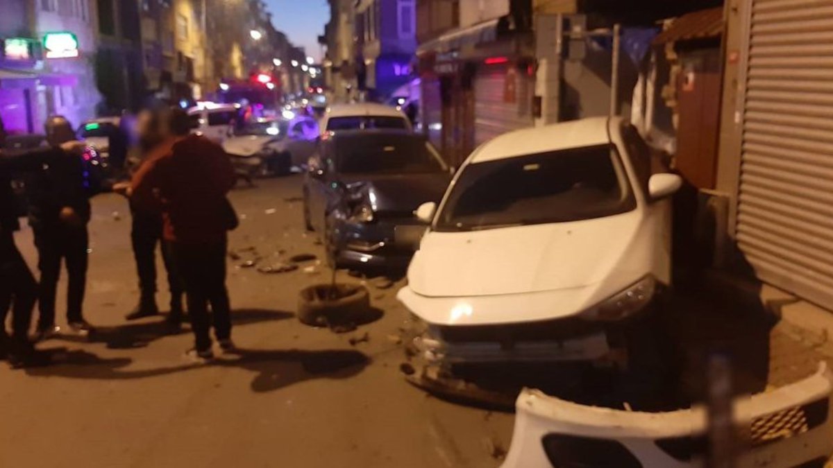 Bakırköy'de kaza yapan kişilerin suç dosyası kabarık çıktı