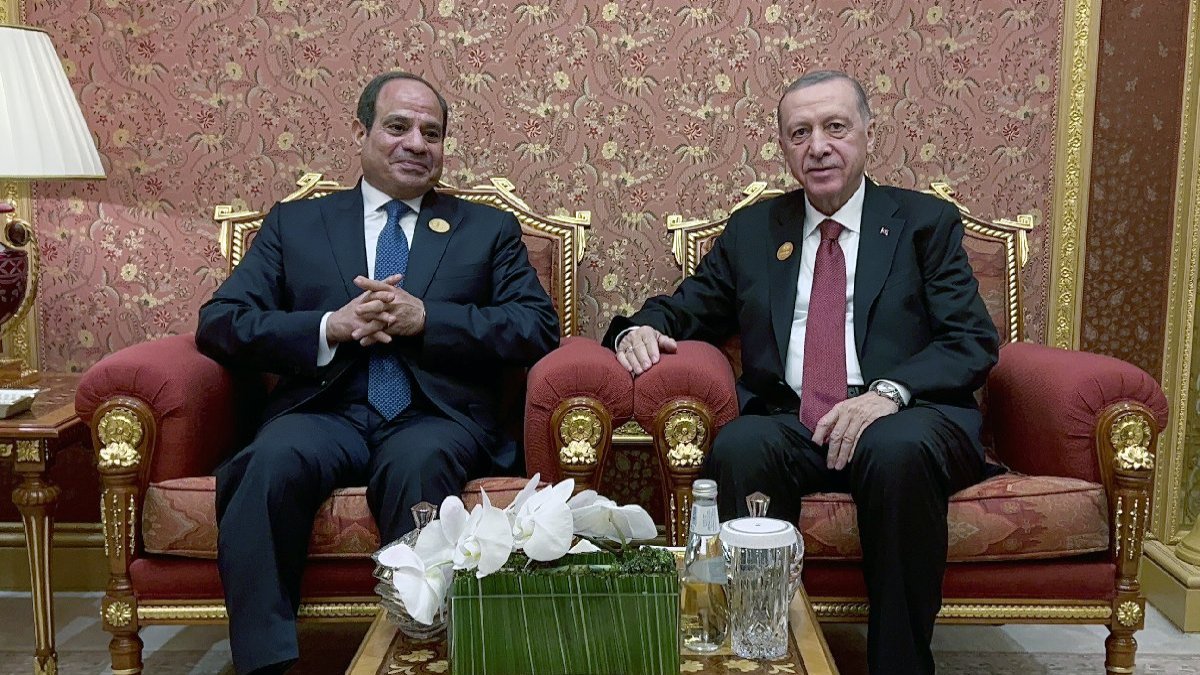 Erdoğan, Sisi ile Riyad’da görüştü