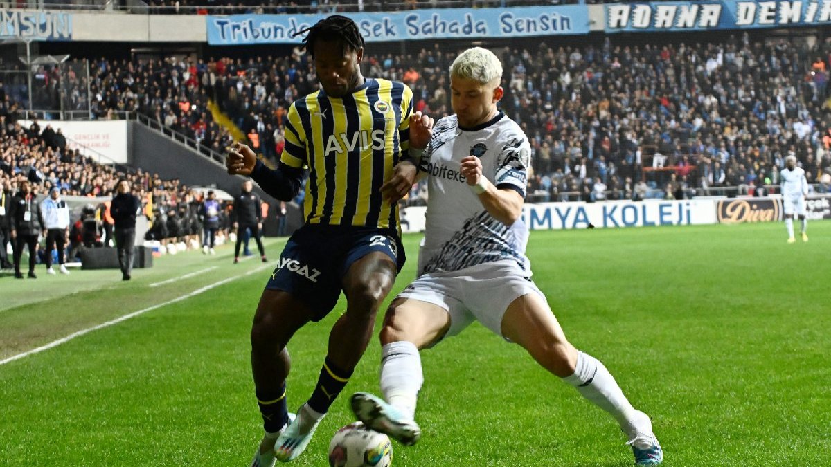 Fenerbahçe Adana Demirspor deplasmanında