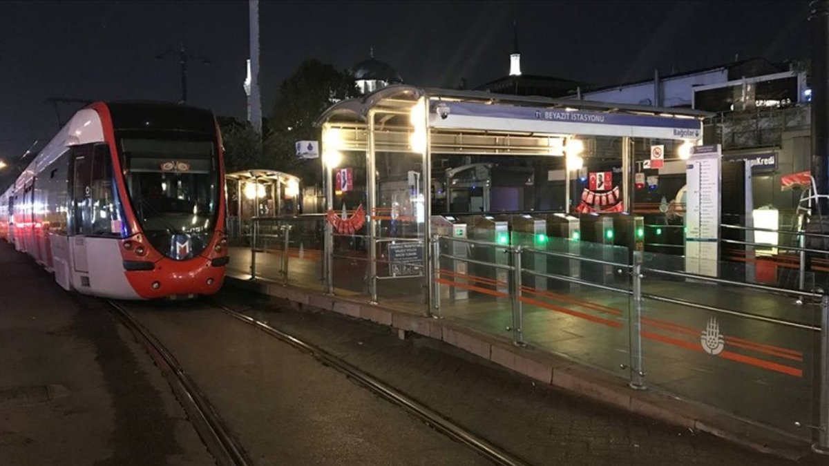 İstanbul’da tramvay seferlerinde aksama