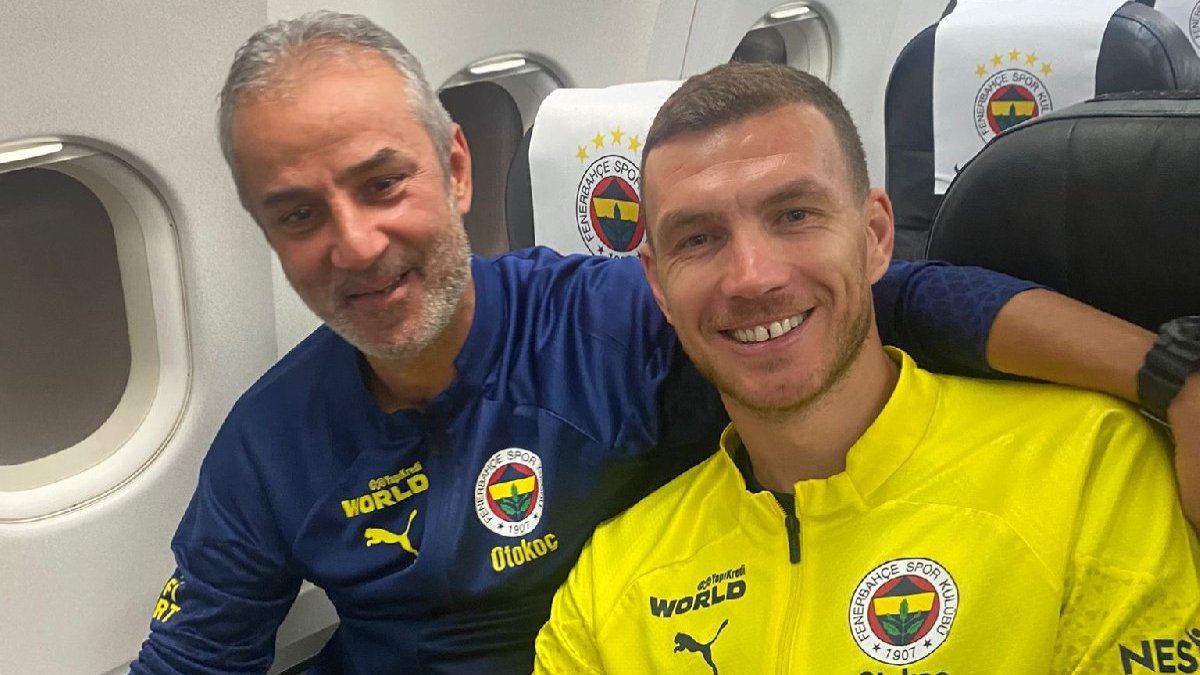 Fenerbahçe'den Edin Dzeko ve İsmail Kartal'lı paylaşım