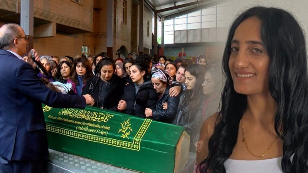 Eski eşi tarafından öldürülen Pınar Bektaş son yolculuğuna uğurlandı