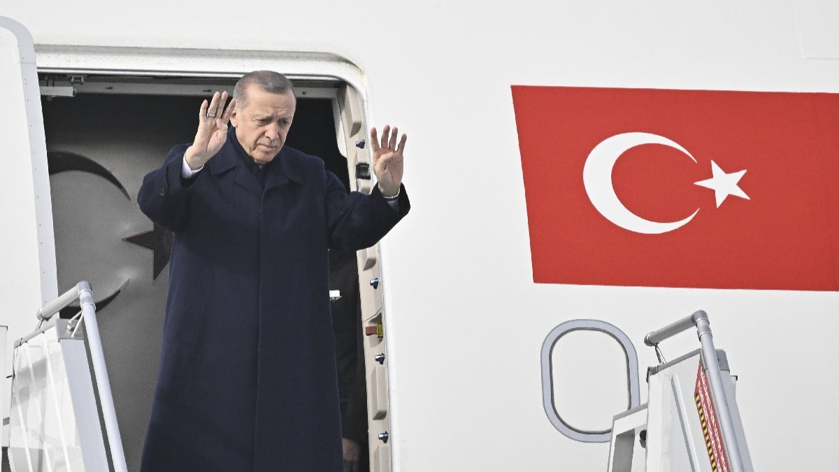 Erdoğan, Almanya'ya gitti