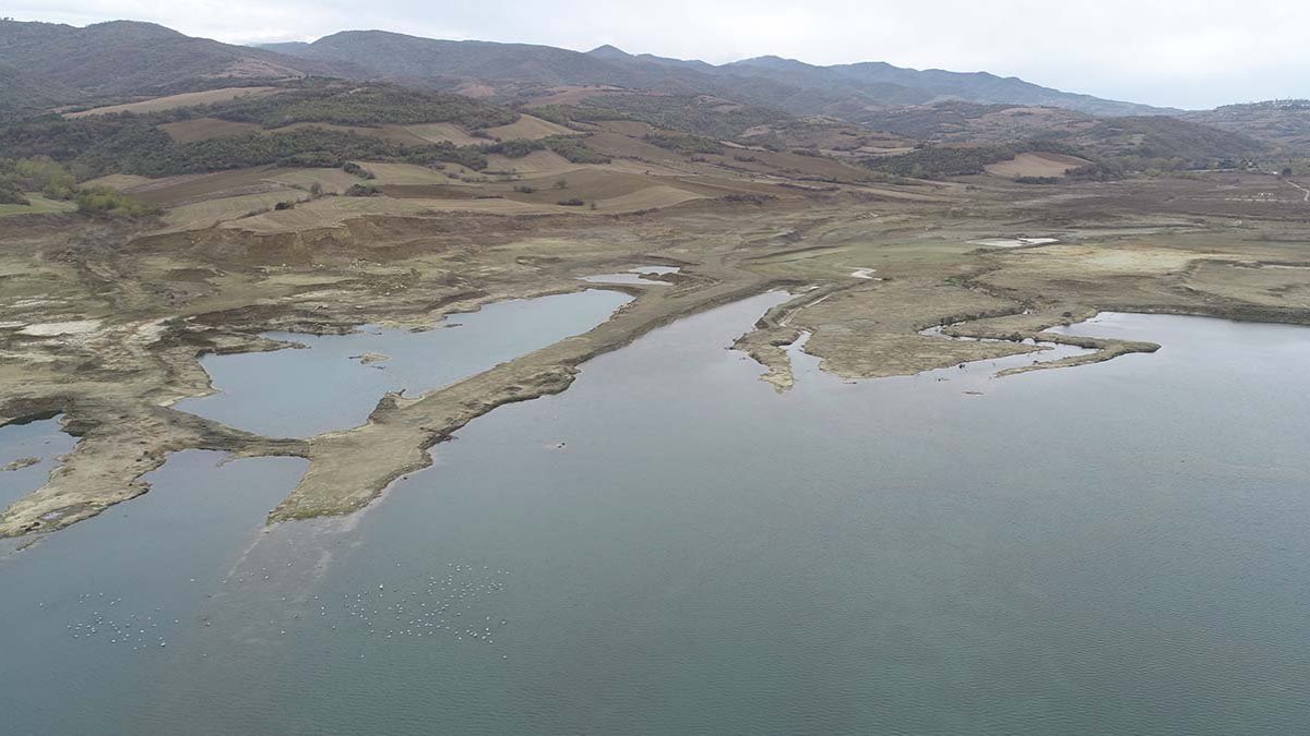 Tekirdağ'ın suyunu karşılayan barajın doluluk oranı yüzde 8'e düştü