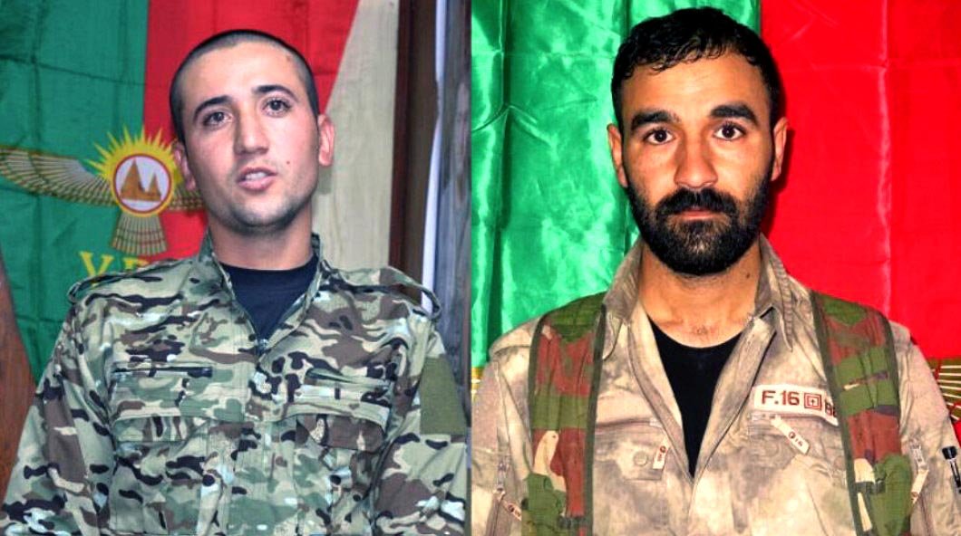 MİT'in Sincar'daki operasyonunda Devriş İnan (Sağda) ile Suud Halil Kasım (Solda) öldürüldü.