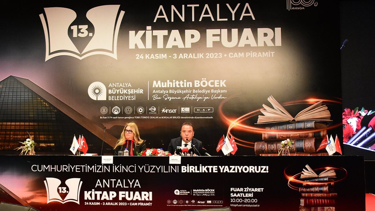 Antalya Kitap Fuarı 24 Kasım'da başlıyor