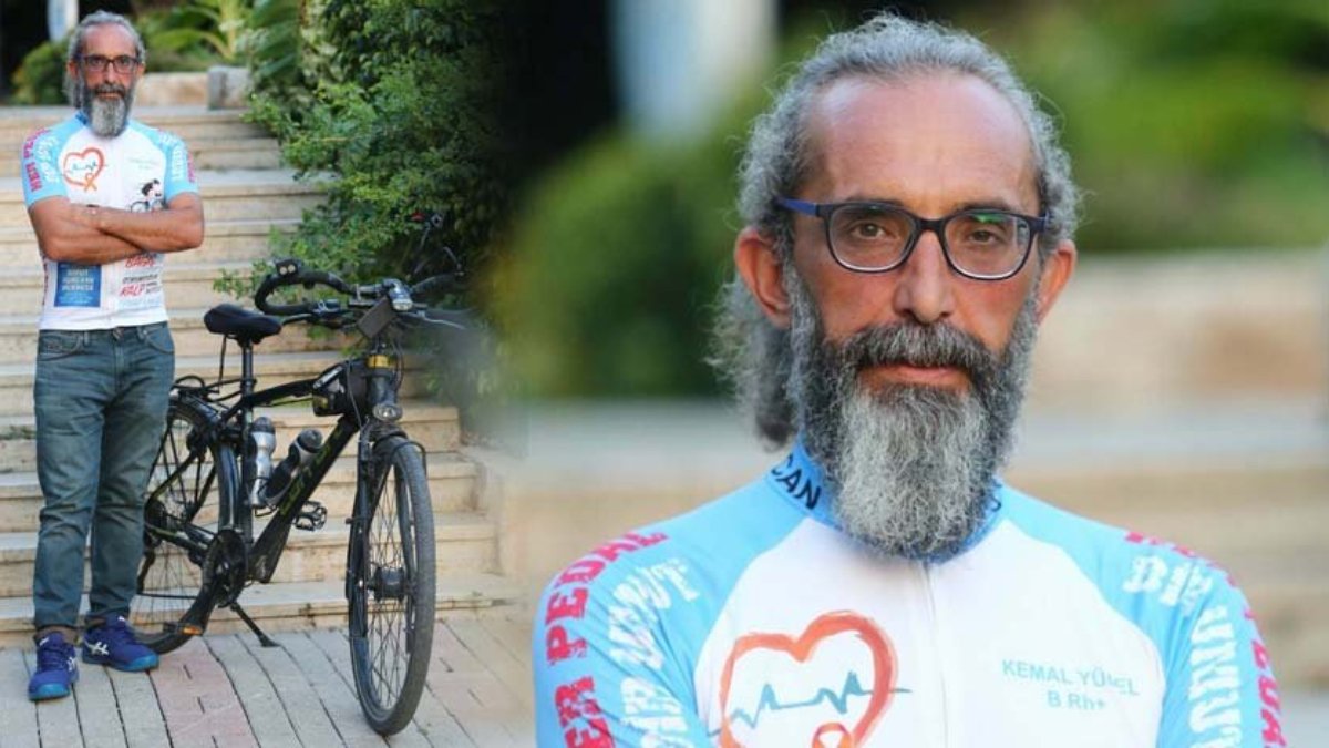 Organ bağışına dikkat çekmek için bisikleti ile iki ayda 35 ilden geçti