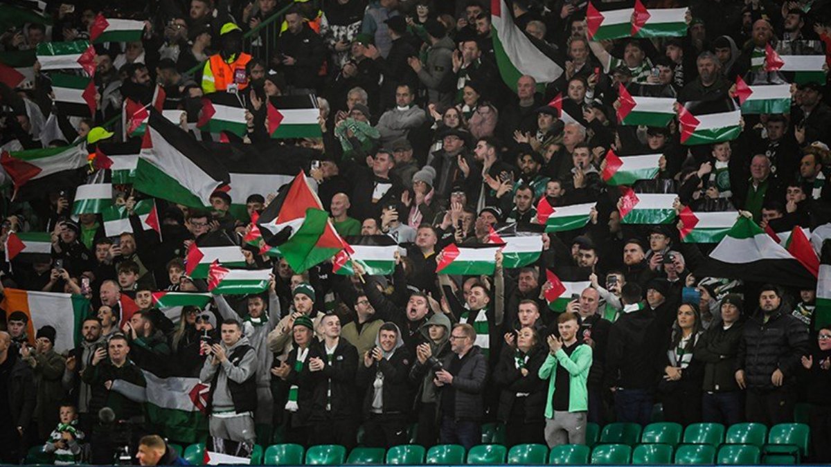 Filistin'e destek veren Celtic'e UEFA'dan para cezası