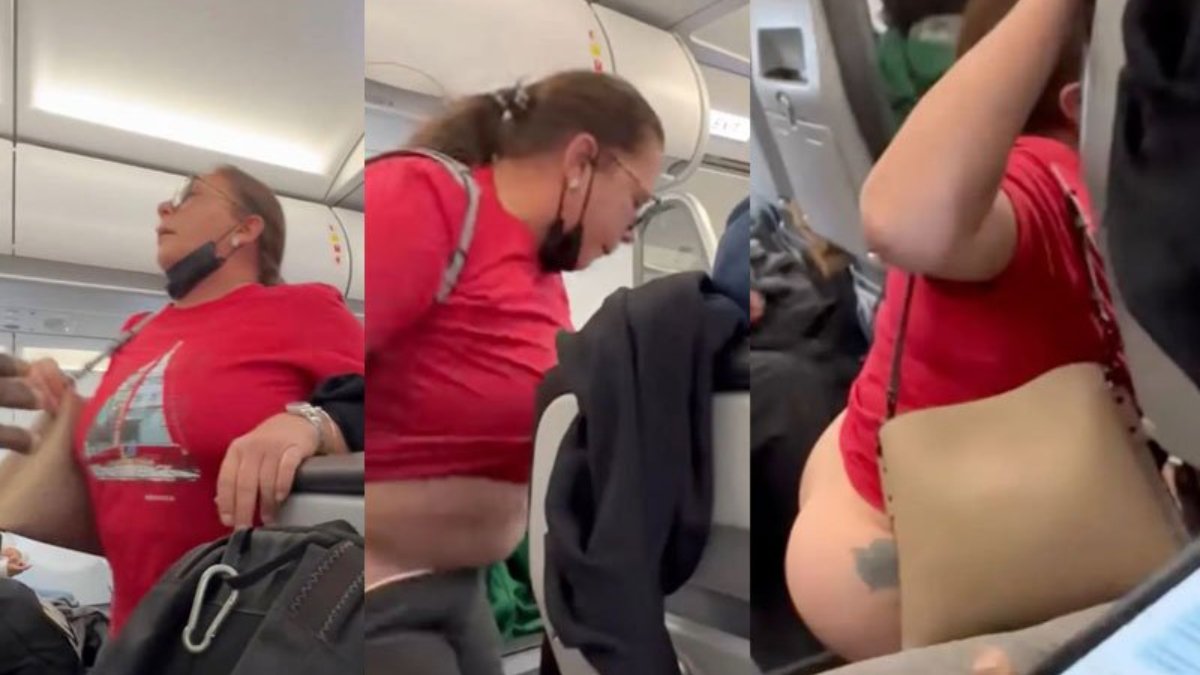 Uçakta rezillik: Tuvalete giremeyince bir anda pantolonunu indirip...