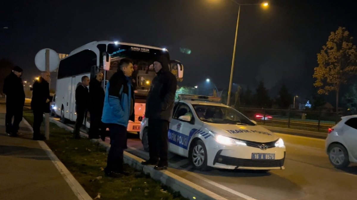 Anıtkabir'e yolcuları taşıyan tur otobüsü çalıntı çıktı