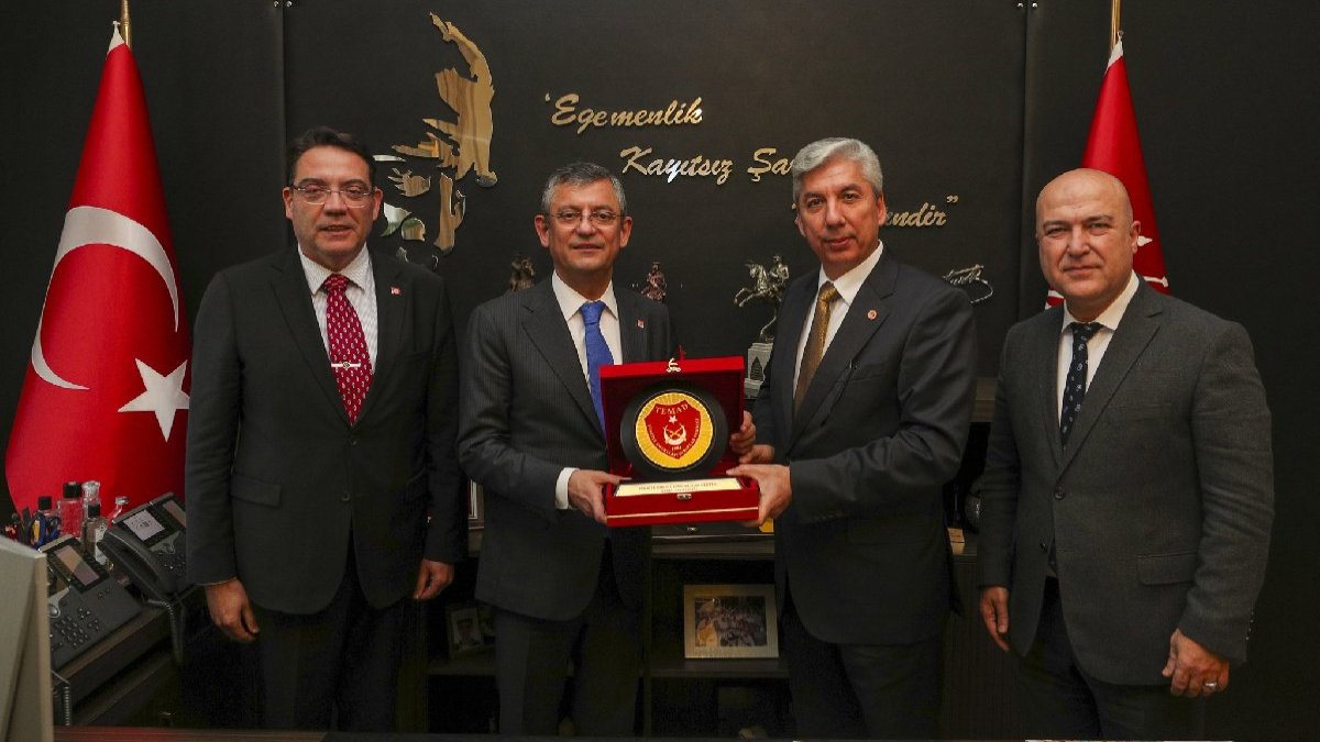 Özel, Türkiye Emekli Astsubaylar Derneği Genel Başkanı ile görüştü