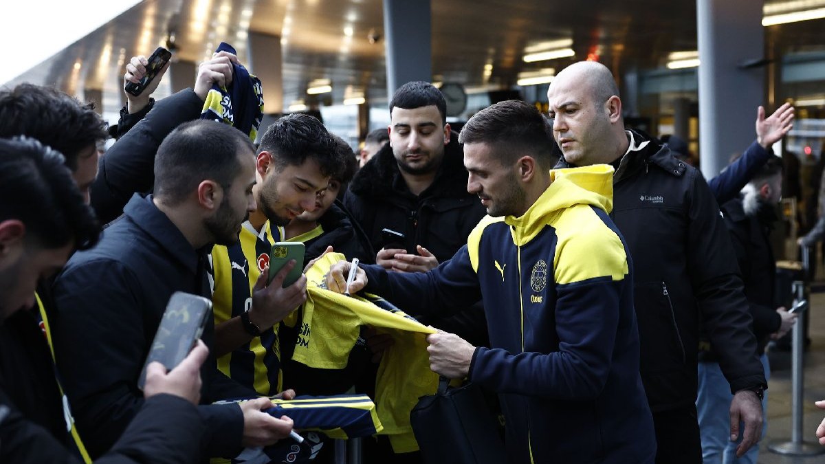 Fenerbahçe, Nordsjaelland maçı için Danimarka'ya ulaştı